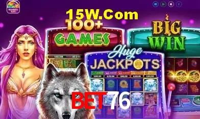 Interface moderna da plataforma Bet76